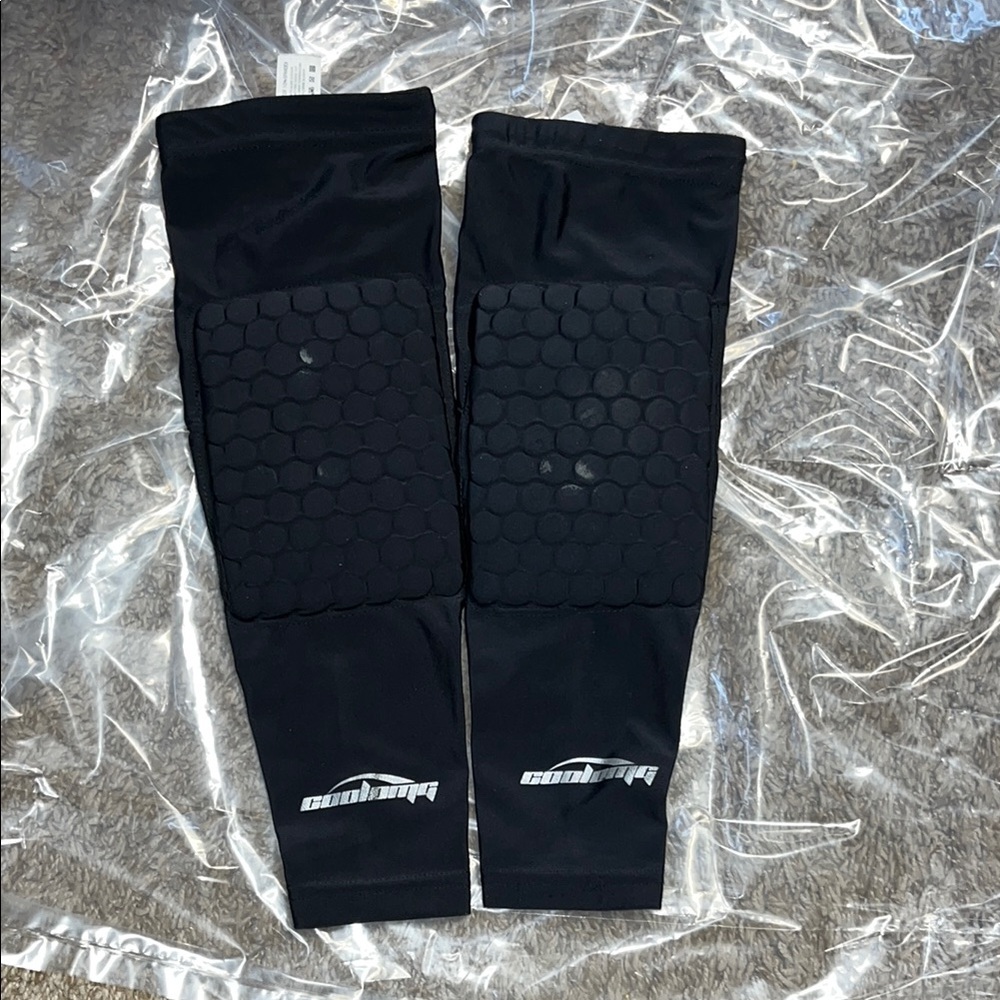 Black Compression Arm Sleeves with Padding